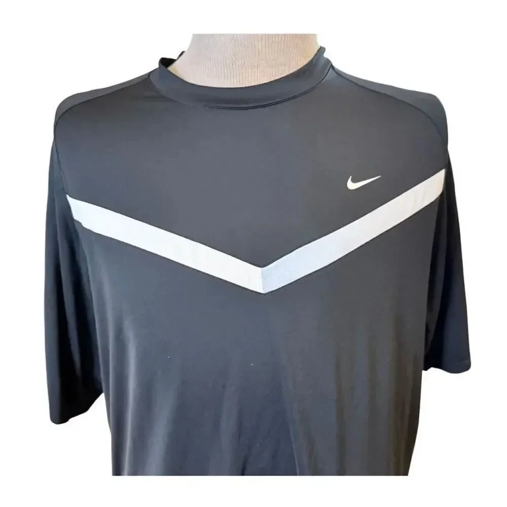 Nike Fit Dry Athletic Short Sleeve T-Shirt Golf Running XL Workout